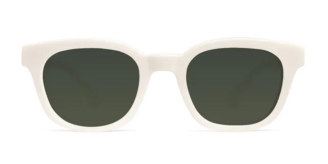 meller-glaz-white-olive-cat-eye-sonnenbrille-mit-dickem-acetat-rahmen-gr-n-kratz image 1