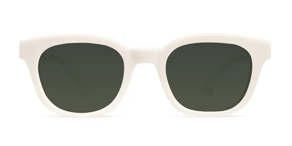 meller-glaz-white-olive-cat-eye-sonnenbrille-mit-dickem-acetat-rahmen-gr-n-kratz image 1