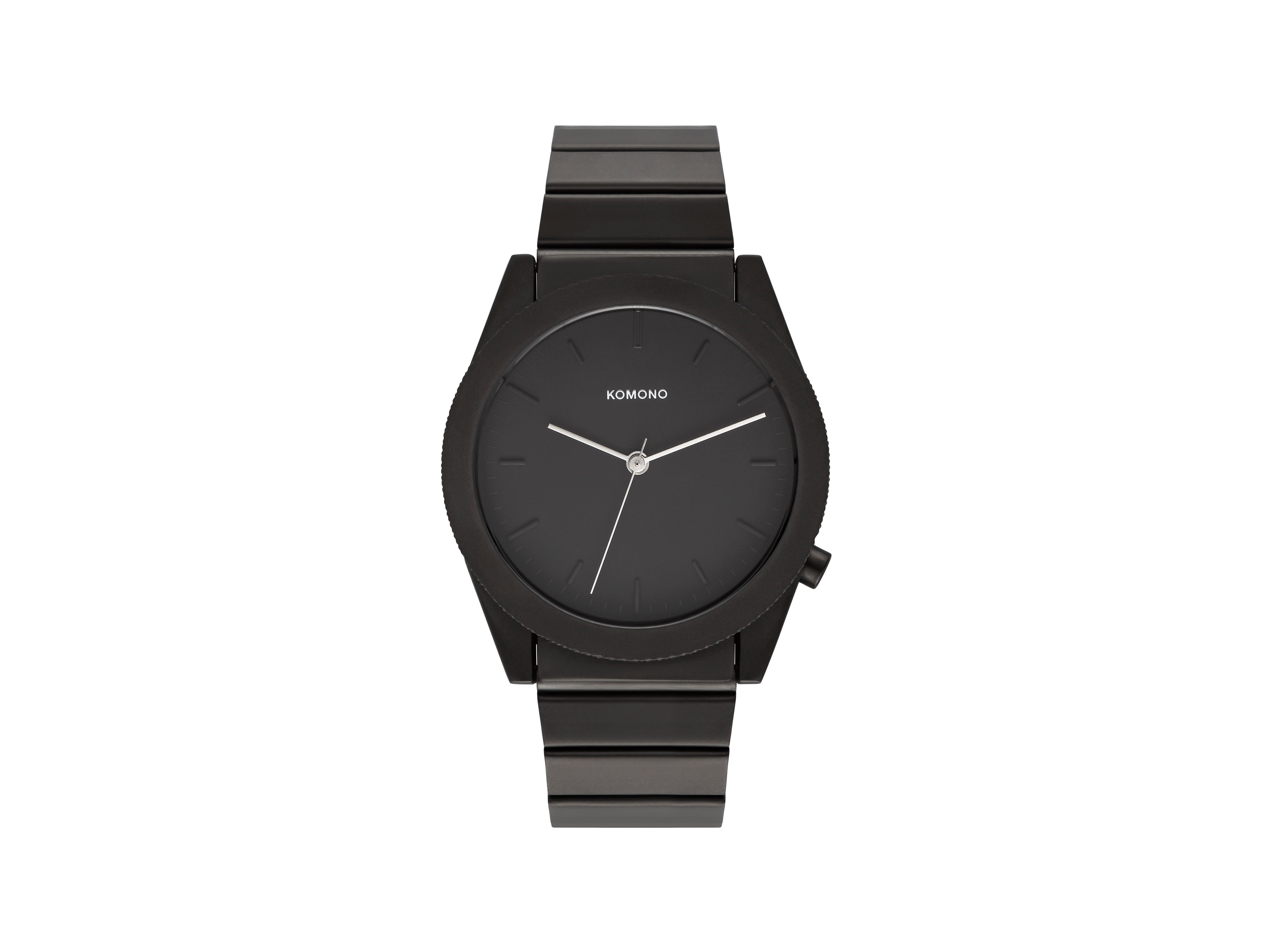 komono-ray-solid-black-uhr image 1