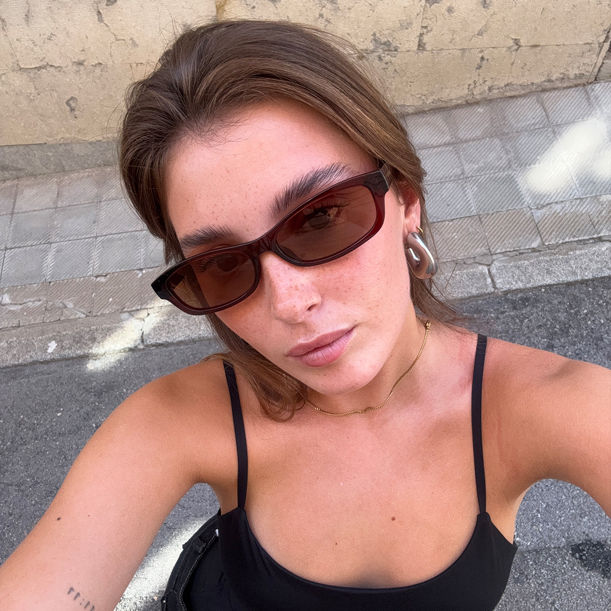 meller-amar-maroon-brown-sonnenbrille-rechteckig image 6