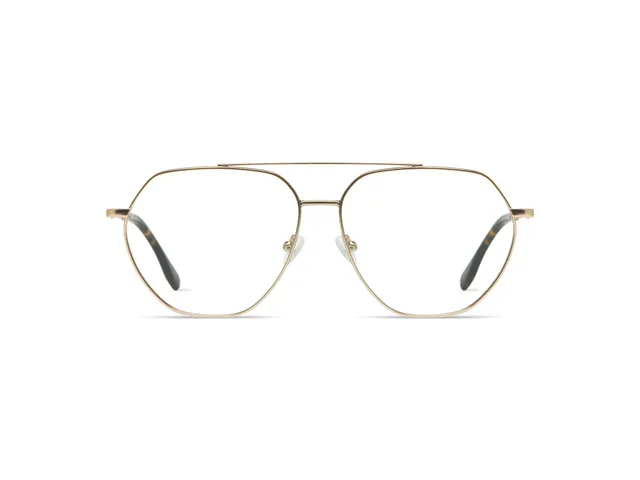 komono-marlowe-brille-white-gold-matte image 1