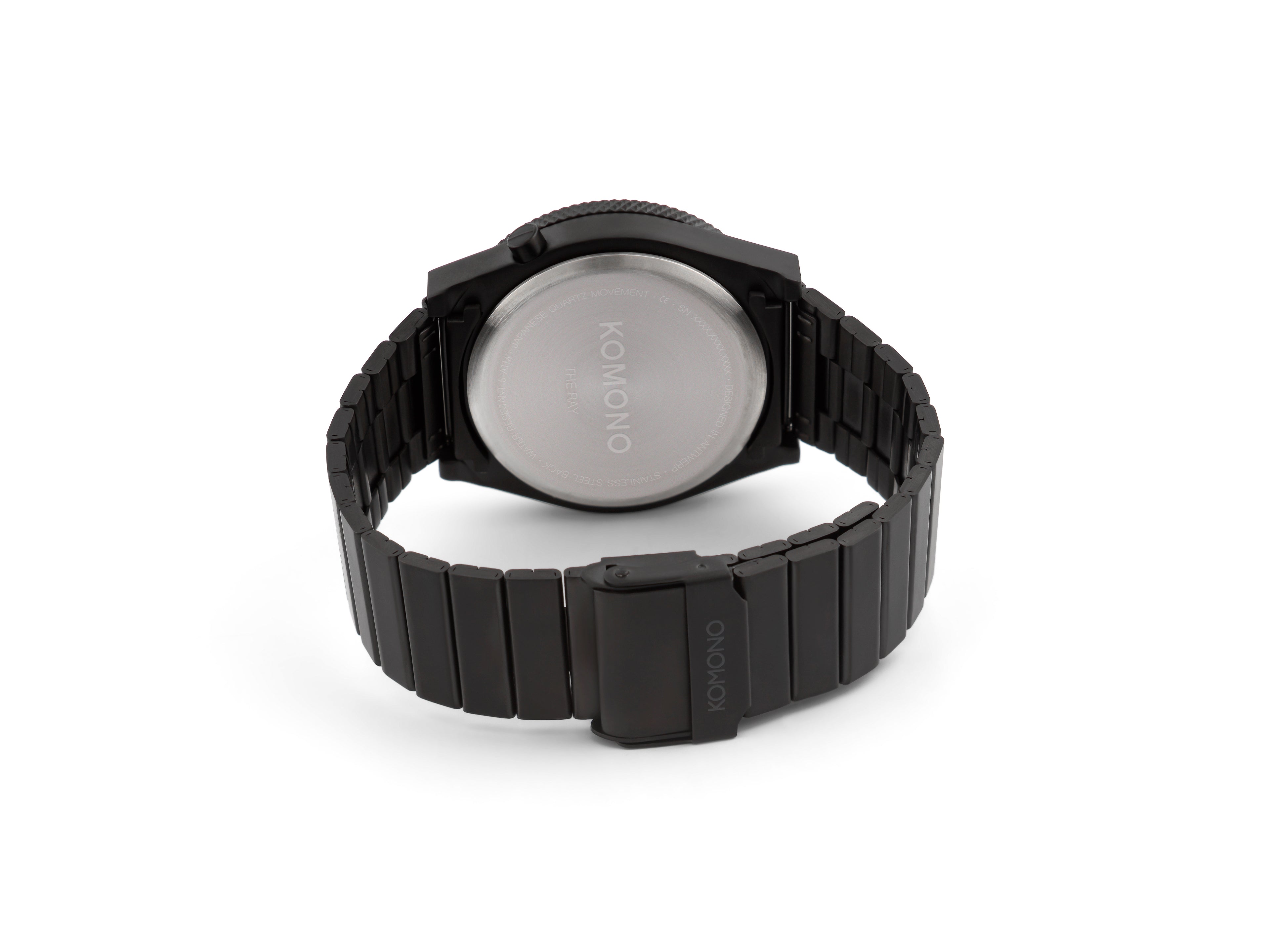 komono-ray-solid-black-uhr image 3
