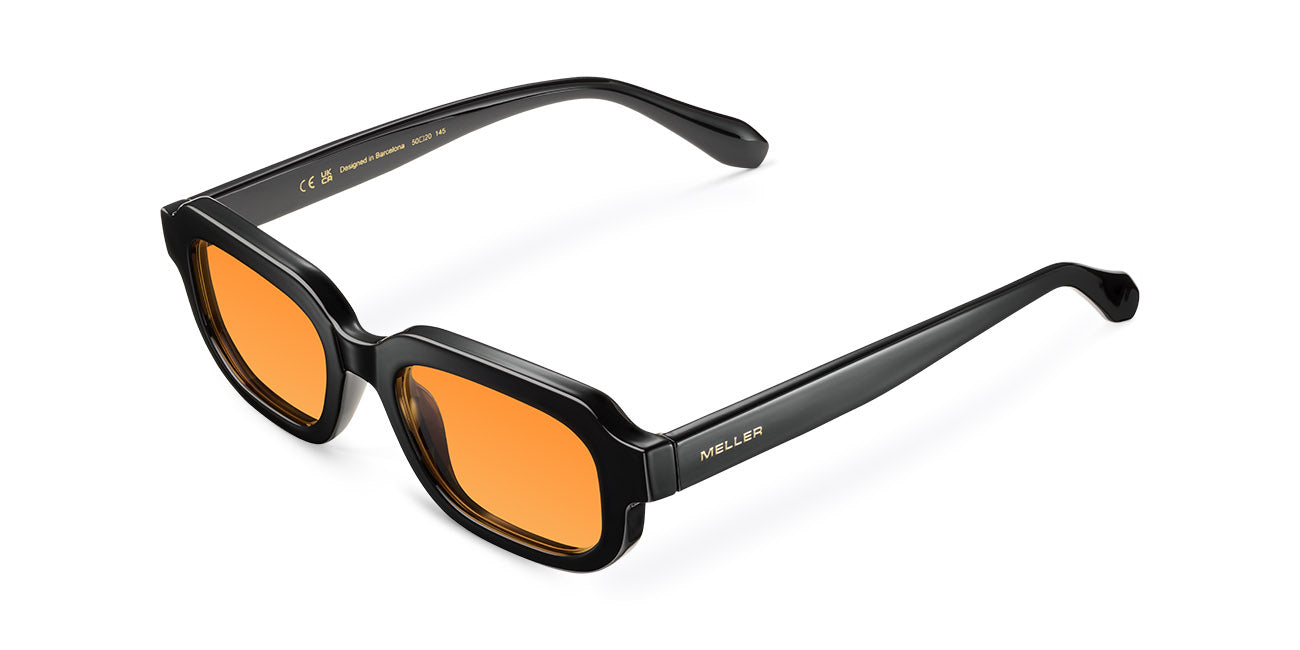 meller-kobe-sonnenbrille-black-orange-rechteckig-mit-abgerundeten-kanten image 2