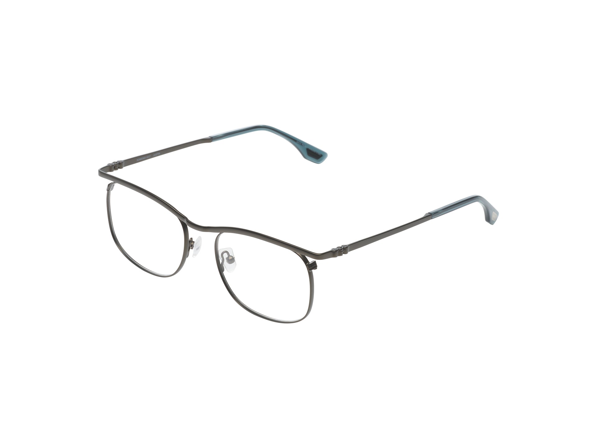 komono-justin-black-matte-brille-optik-fassung-in-matter-schwarz-optik image 2