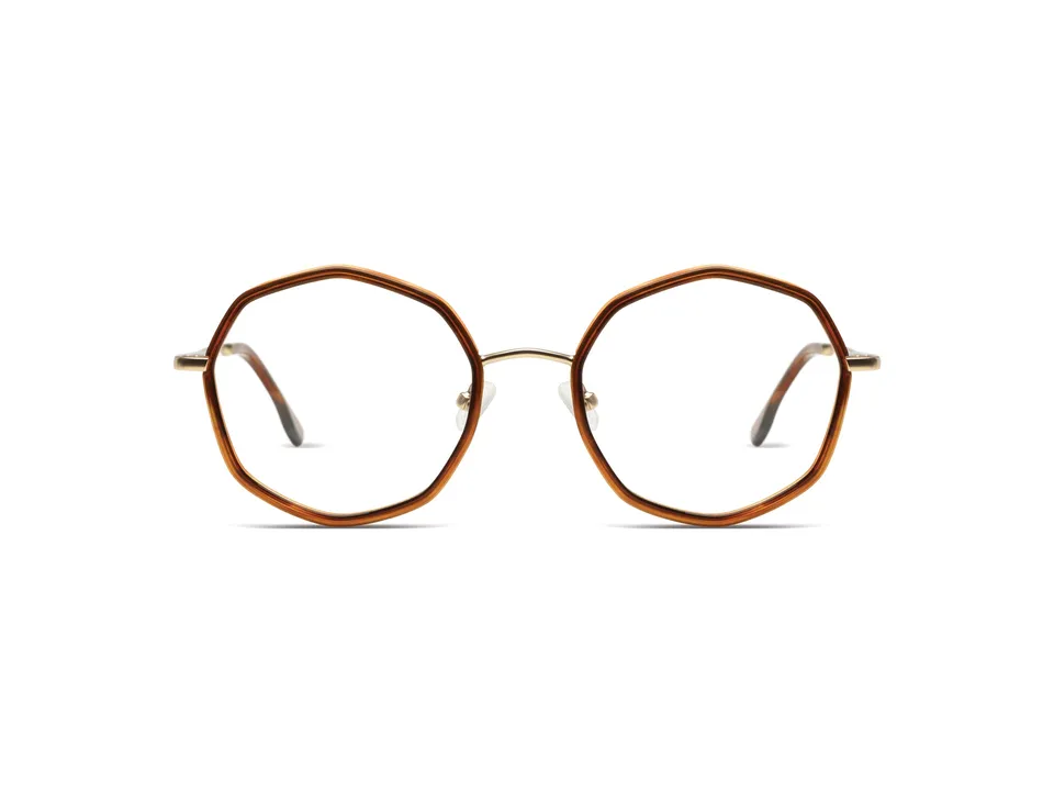 komono-sofia-bourbon-white-gold-matte-fassungsbrille image 1
