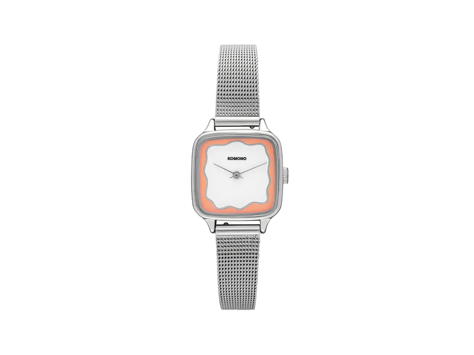 komono-kate-wave-royale-silver-blush-uhr image 1