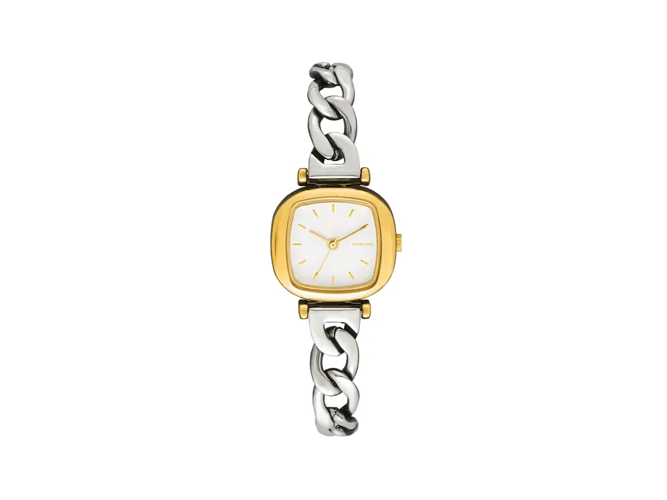 komono-moneypenny-revolt-armbanduhr-gold-silver-mix-kleines-zifferblatt-revolt-b image 1