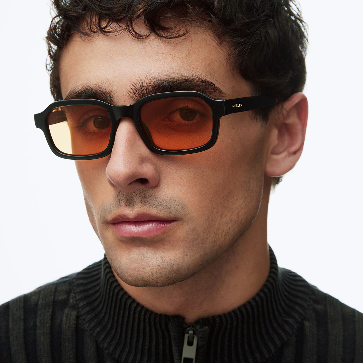 meller-fara-black-orange-rechteckige-bio-sonnenbrille image 5
