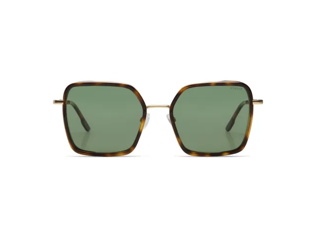 komono-audrey-sonnenbrille-white-gold-havana-stainless-steel-frame-acetate-detai image 1