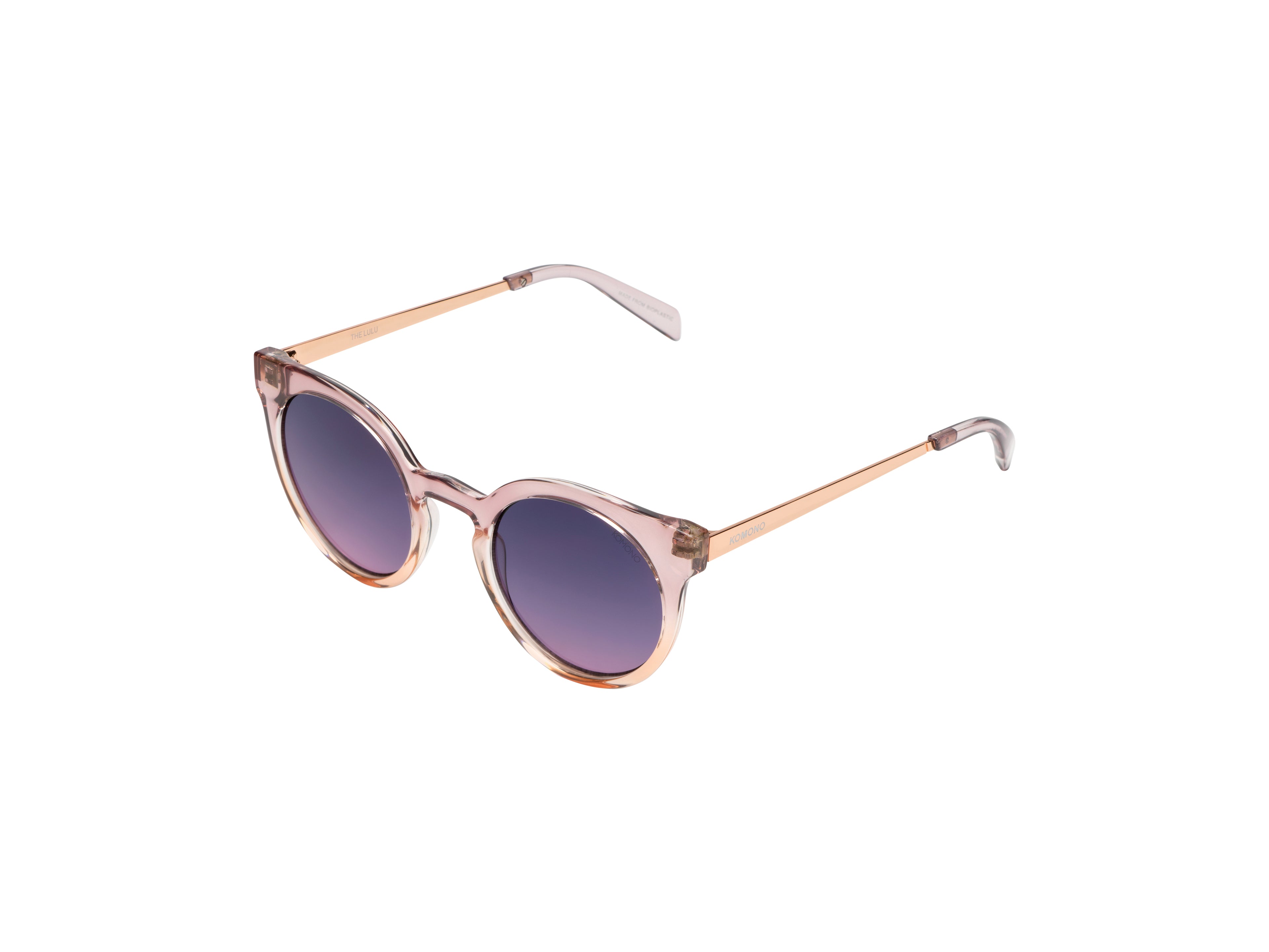 komono-lulu-metal-blush-rose-gold-cateye-sonnenbrille image 2