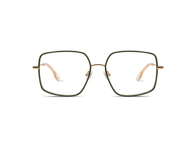 komono-amelia-kaki-rose-gold-matte-sonnenbrille image 1
