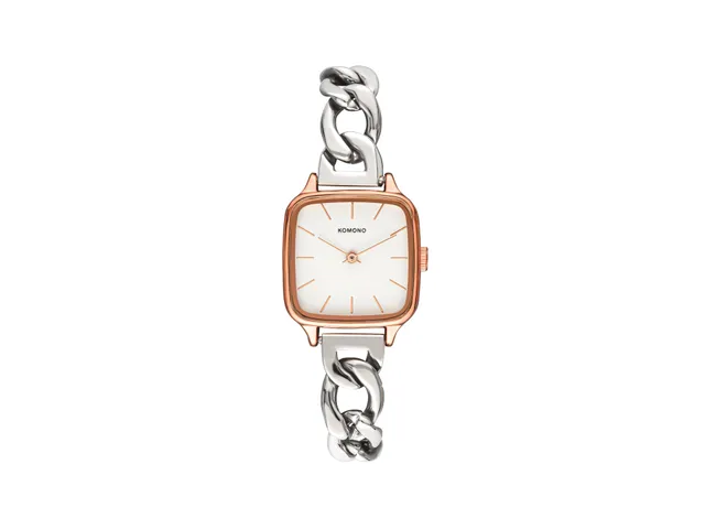 komono-kate-revolt-rose-gold-silver-mix-armbanduhr image 1