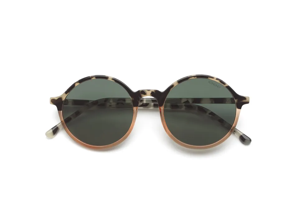 komono-madison-coral-bobcat-sonnenbrille-rund image 1