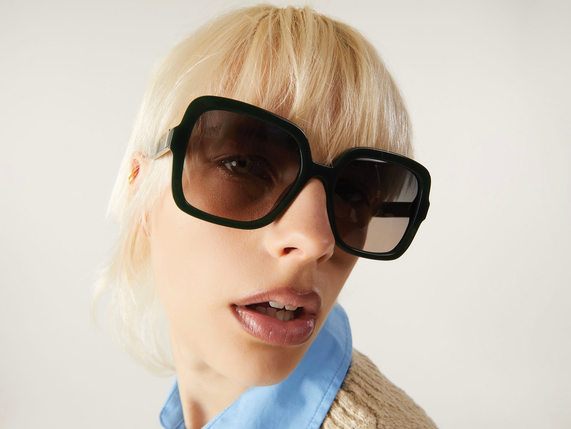 komono-miley-sonnenbrille-hunter-white-gold-large-polarisiert image 3