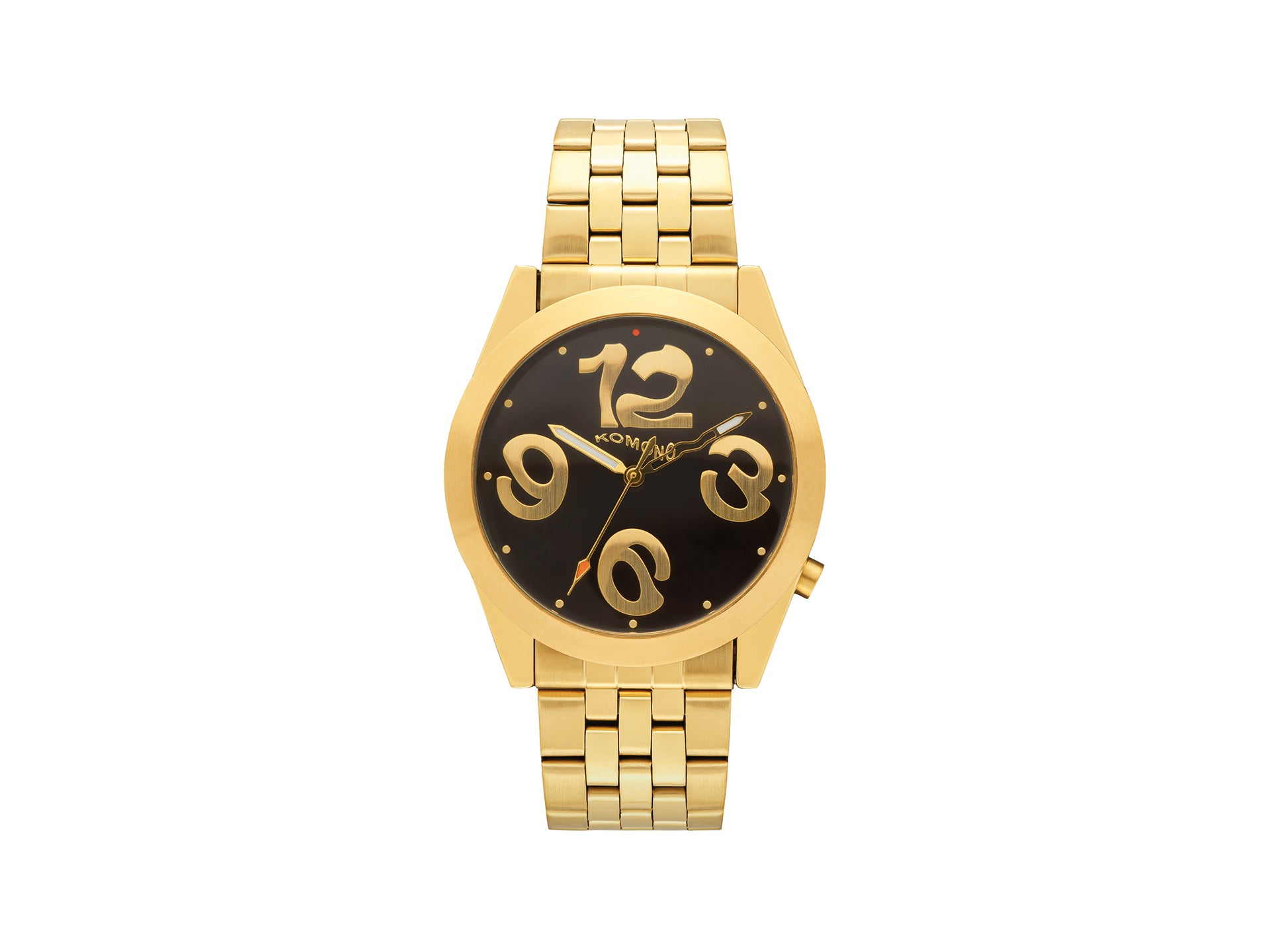 komono-ray-liquid-estate-gold-black-armbanduhr image 1