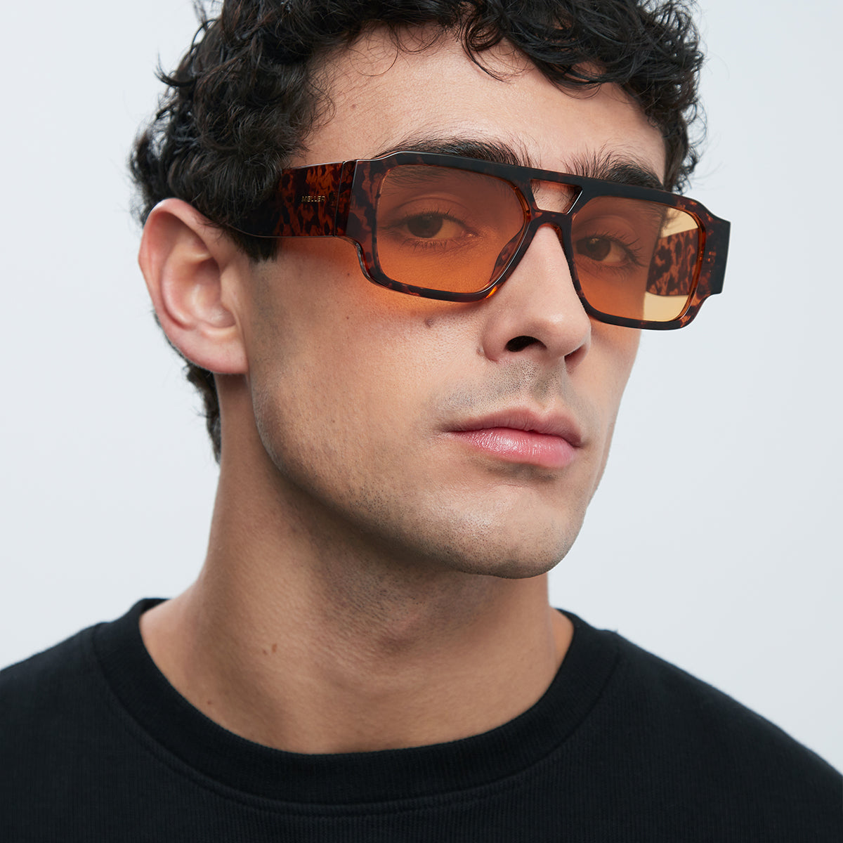 meller-jahi-tigris-orange-sonnenbrille-oversized-square-mit-doppelsteg image 5