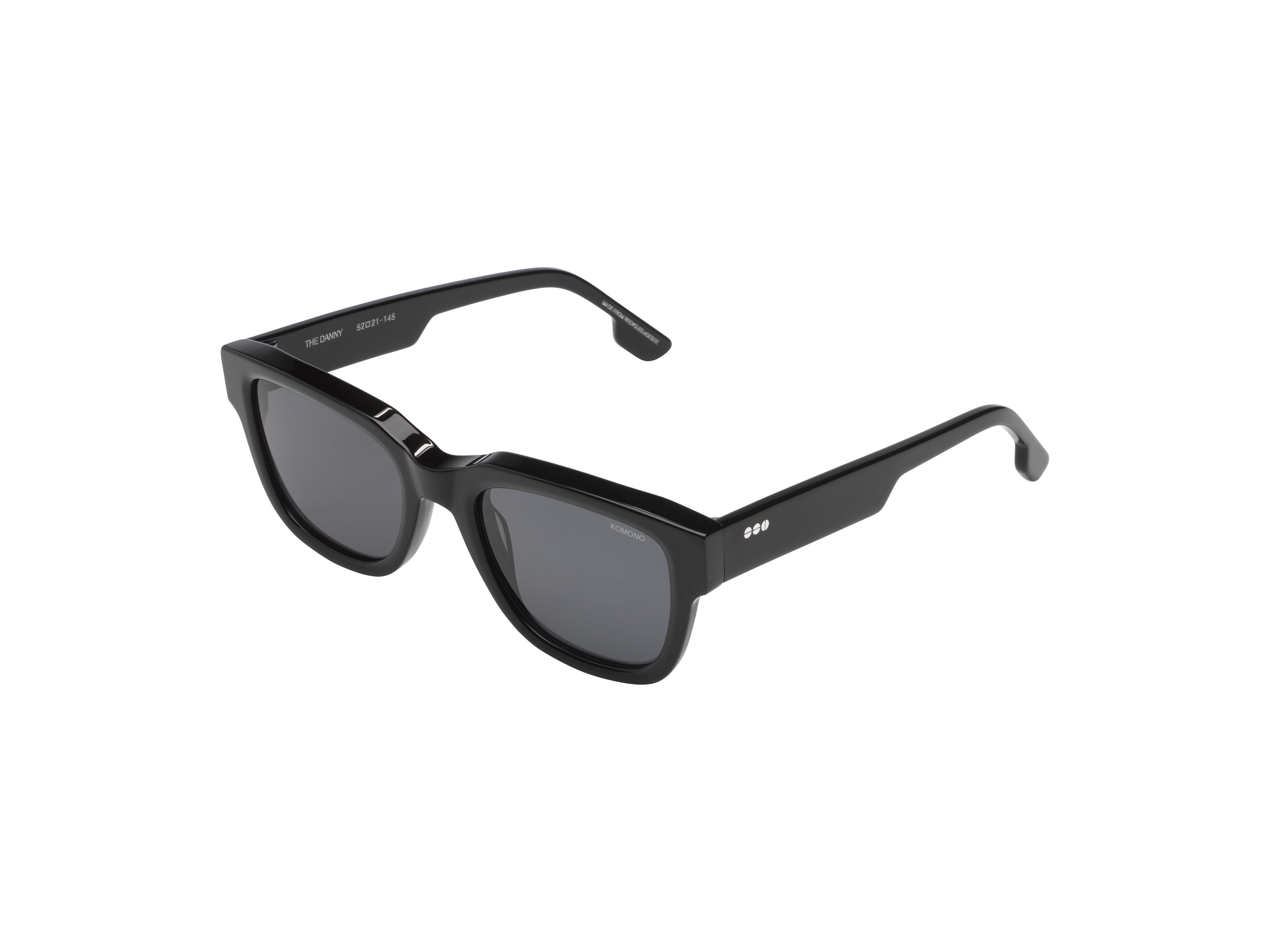 komono-danny-black-sonnenbrille-rechteckig-eco-acetat-schwarz image 2