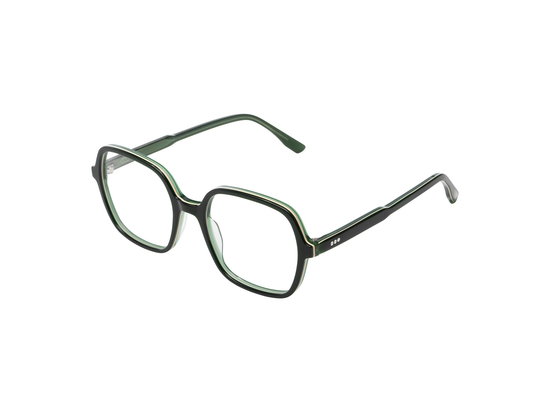 komono-petra-sonnenbrille-green-forest-oversize-eckig-eco-acetat image 2