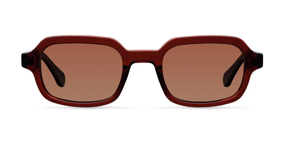 meller-dotia-maroon-brown-sonnenbrille-eckige-fassung-mit-abgerundeten-kanten-bi image 1