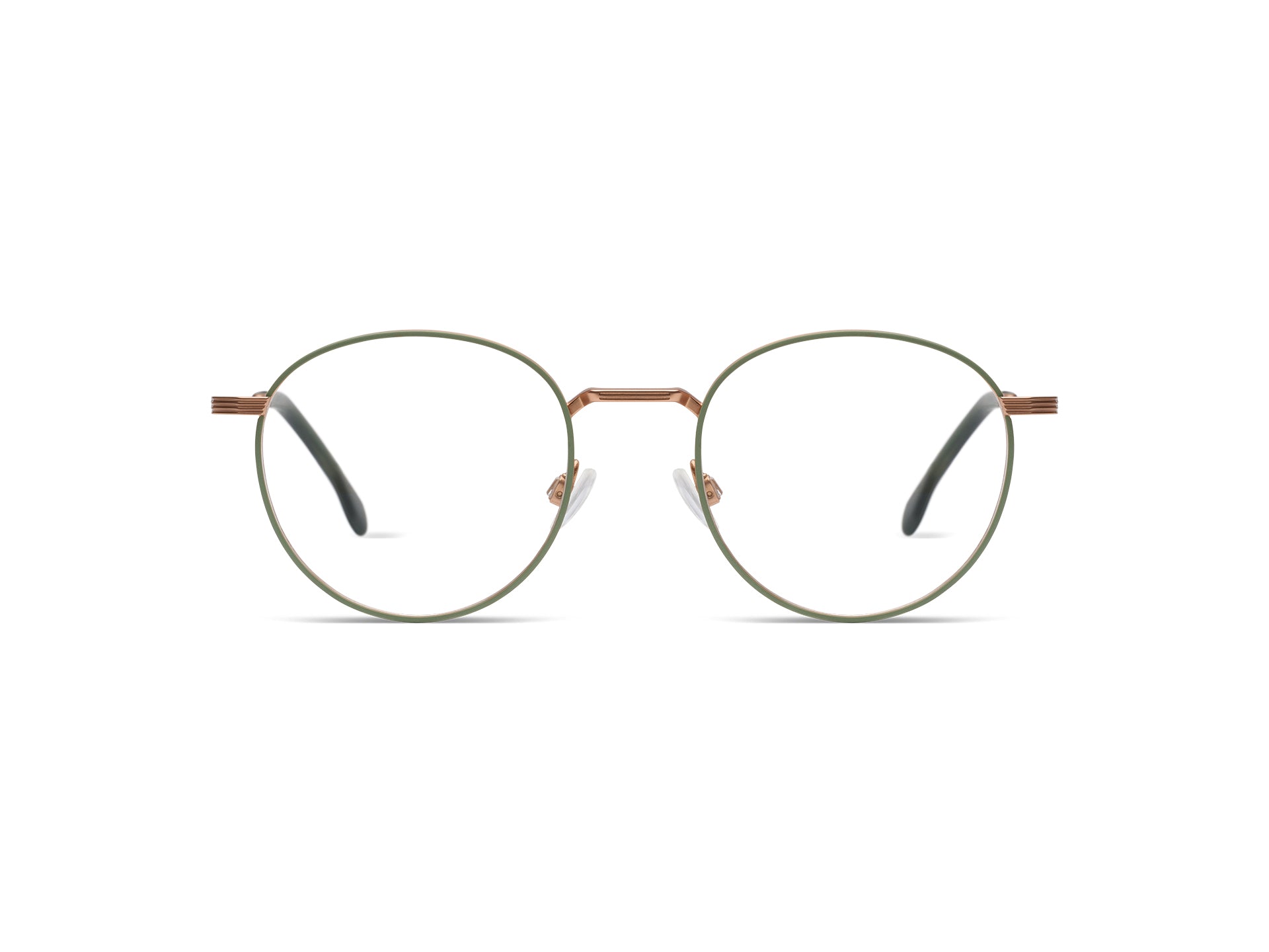 komono-rio-rose-gold-sage-titan-brillenfassung-im-panto-stil image 1