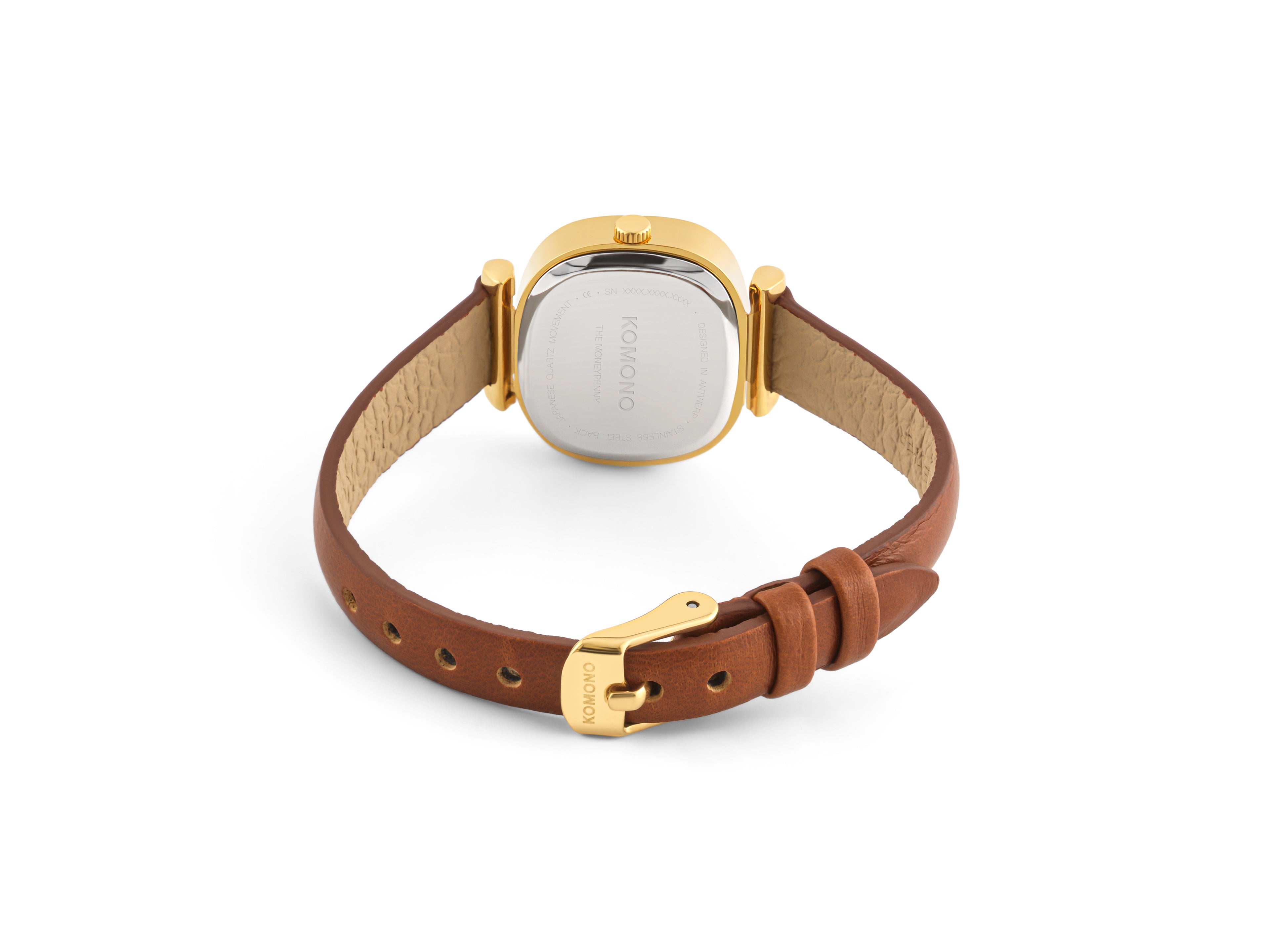komono-moneypenny-sonnenbrille-gold-tan image 3