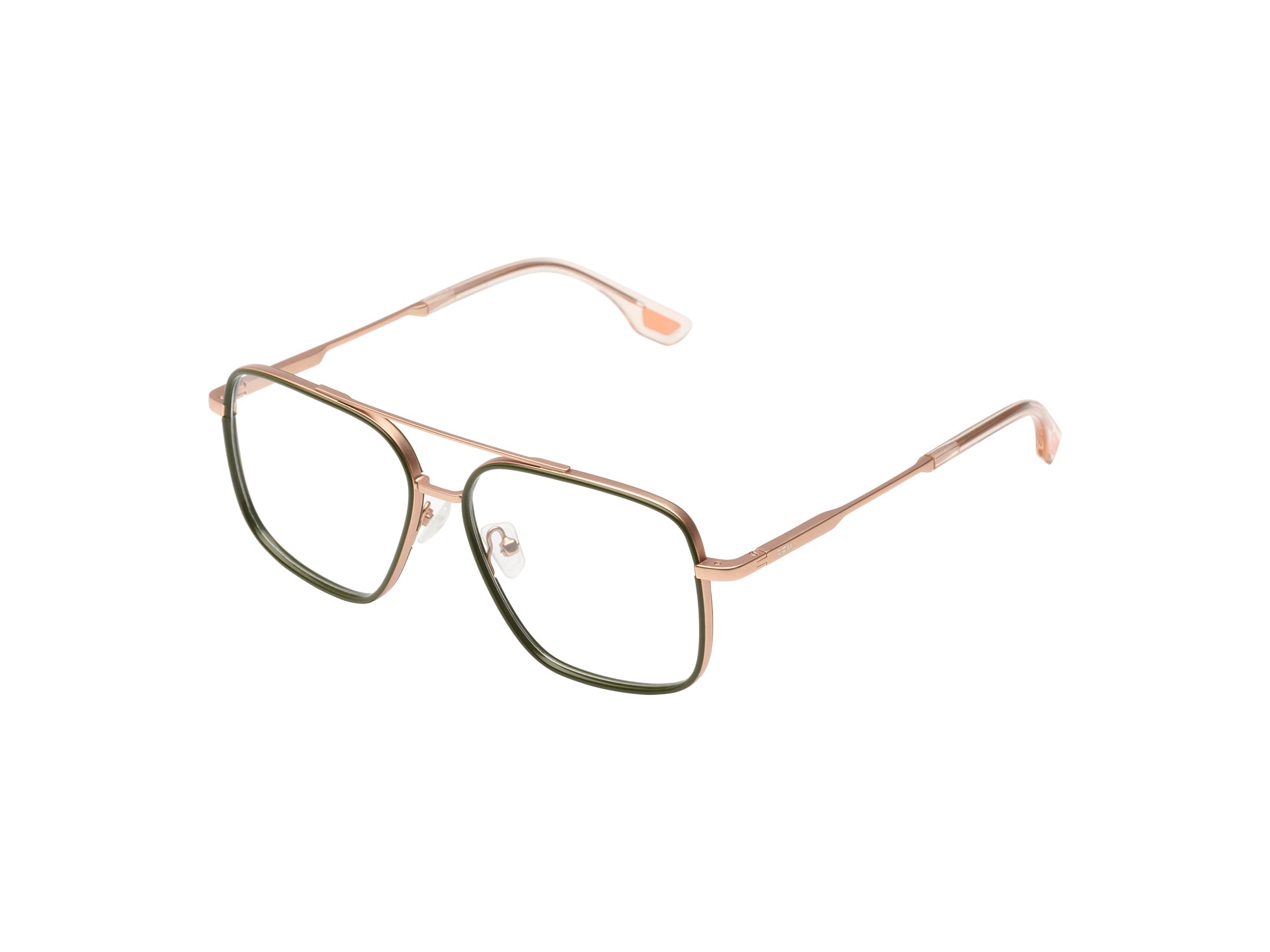 komono-jett-khaki-rose-gold-brille image 2