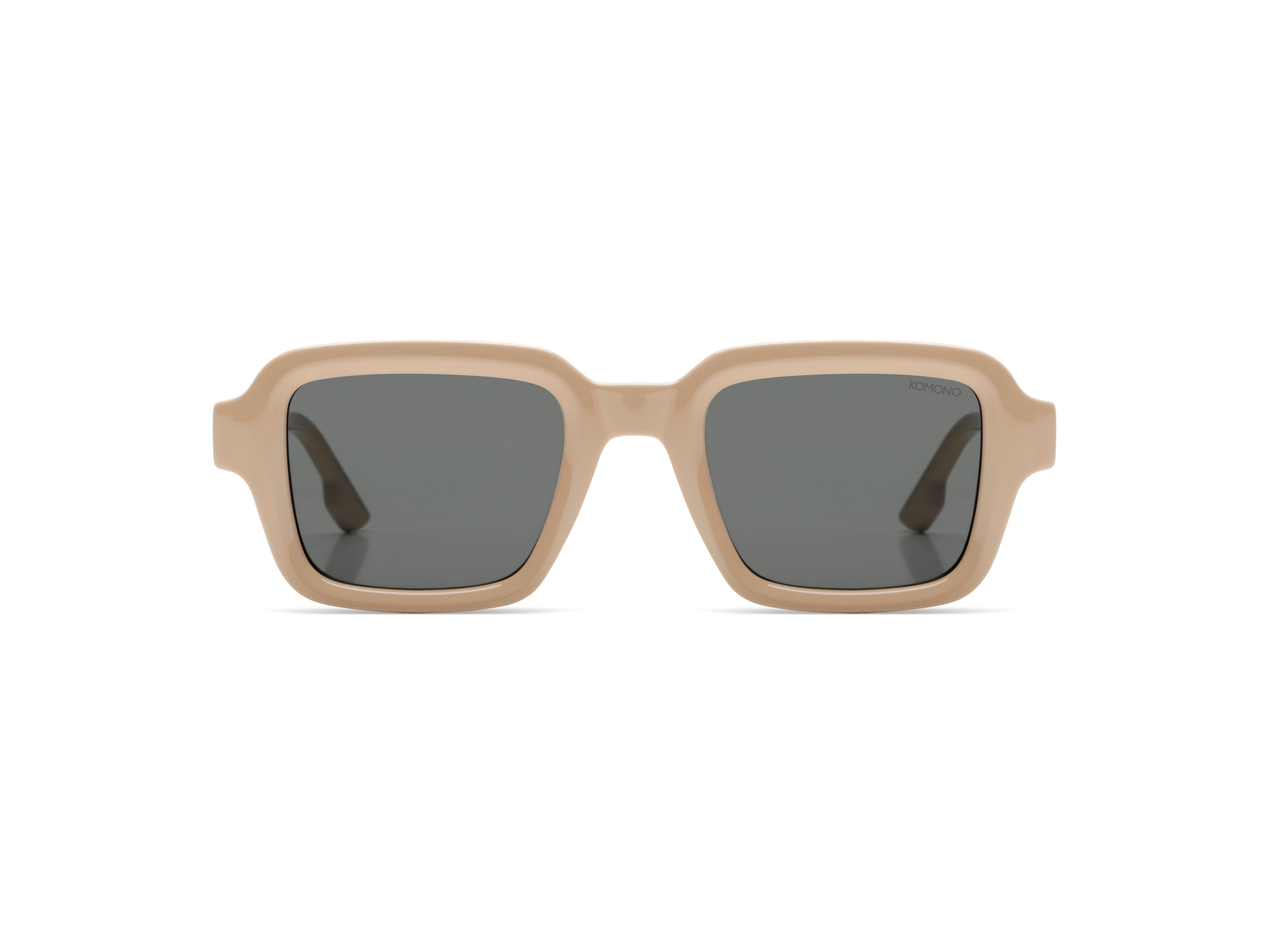komono-lionel-almond-eckige-sonnenbrille-aus-bio-nylon image 1