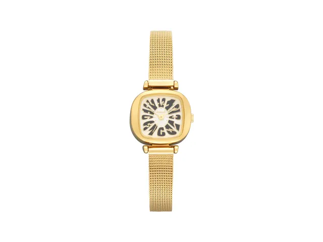 komono-moneypenny-flower-royale-damenuhr-gold-noir-edelstahl image 1