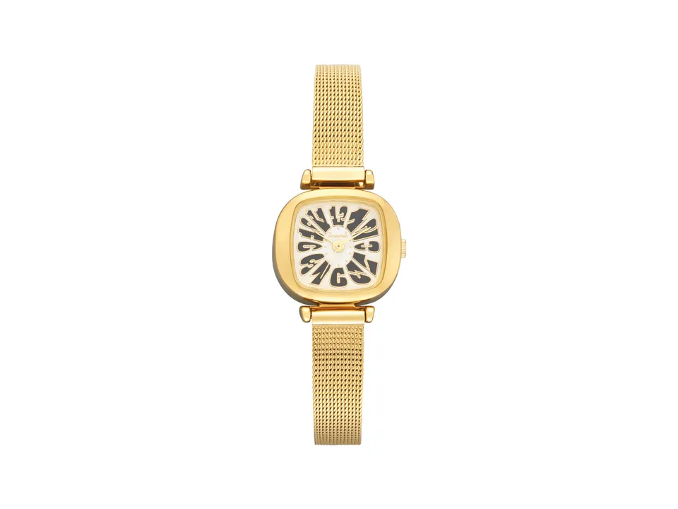 komono-moneypenny-flower-royale-damenuhr-gold-noir-edelstahl image 1