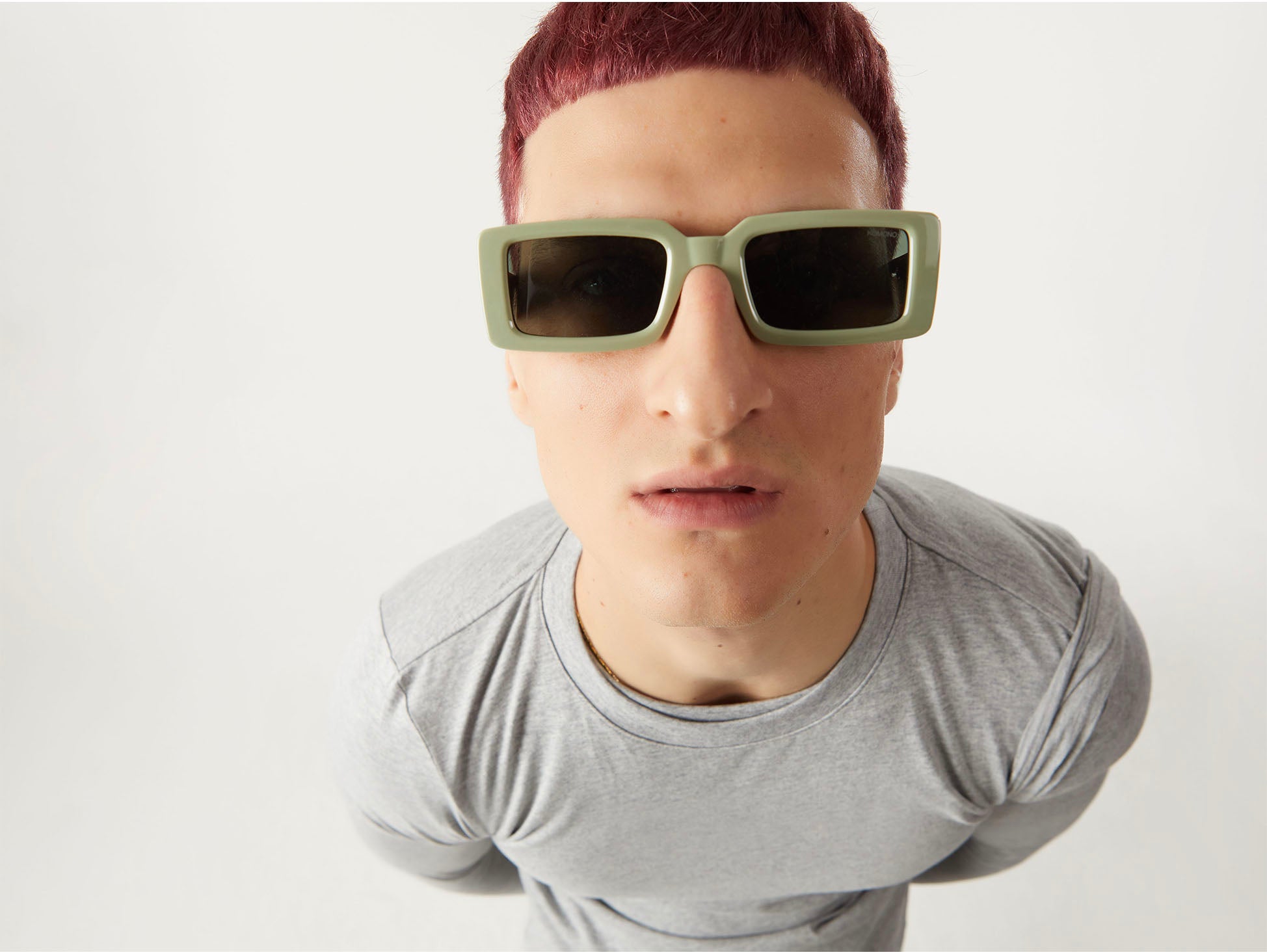 komono-malick-moss-sonnenbrille-rechteckig-gr-n-bio-nylon-medium image 3