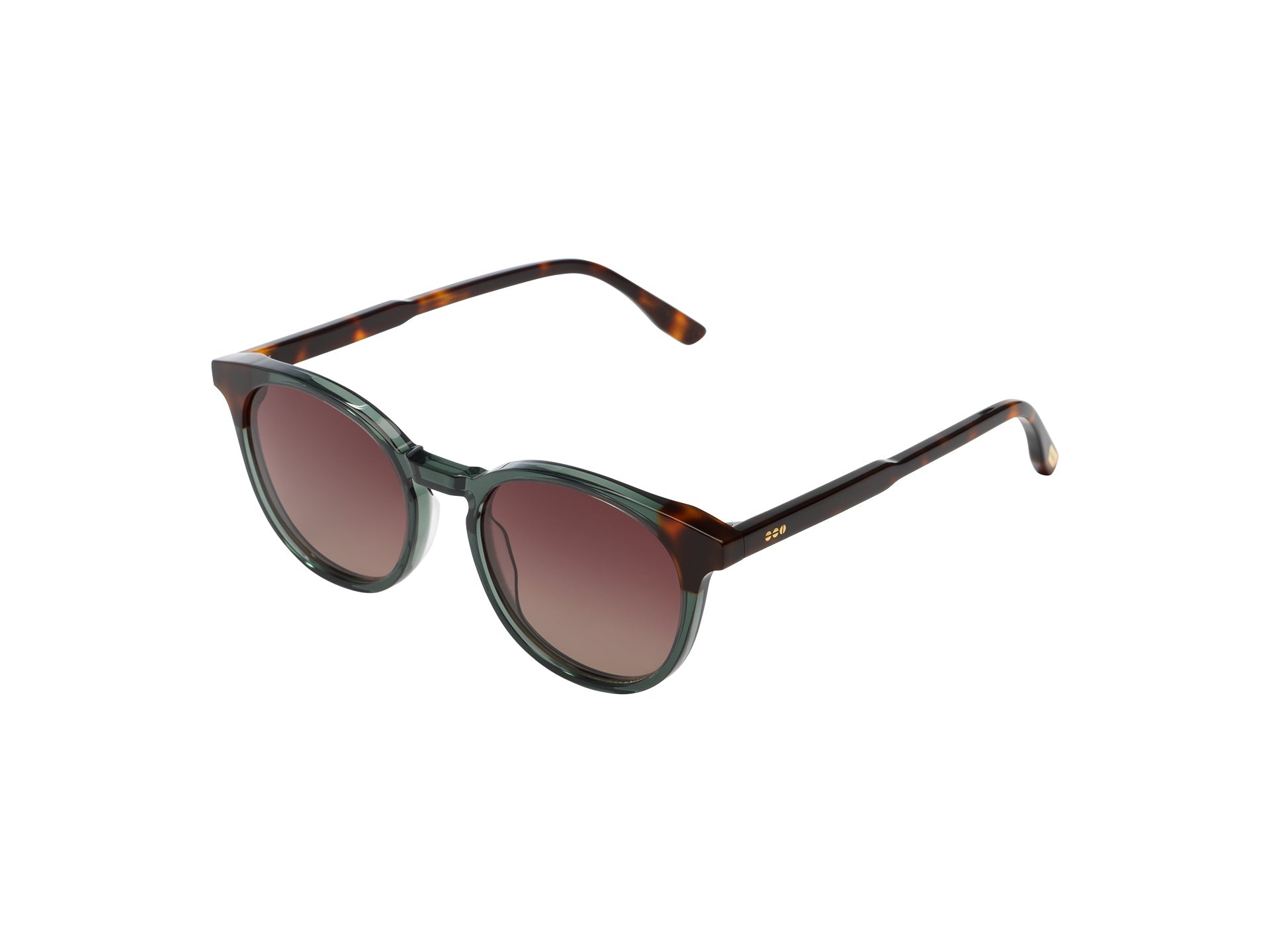 komono-hudson-havana-emerald-runde-polarisierte-sonnenbrille-ko-azetat-rahmen-gr image 3