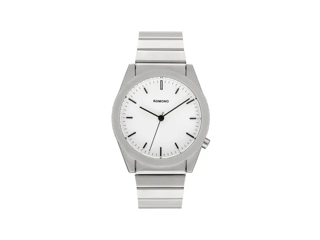 komono-ray-solid-silver-uhr image 1