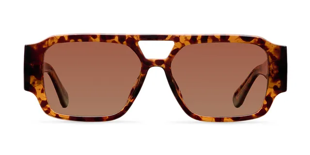 meller-jahi-tigris-brown-oversize-quadrat-sonnenbrille-mit-doppelsteg image 1