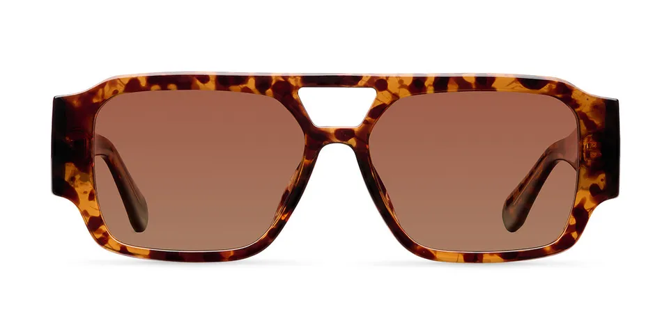 meller-jahi-tigris-brown-oversize-quadrat-sonnenbrille-mit-doppelsteg image 1