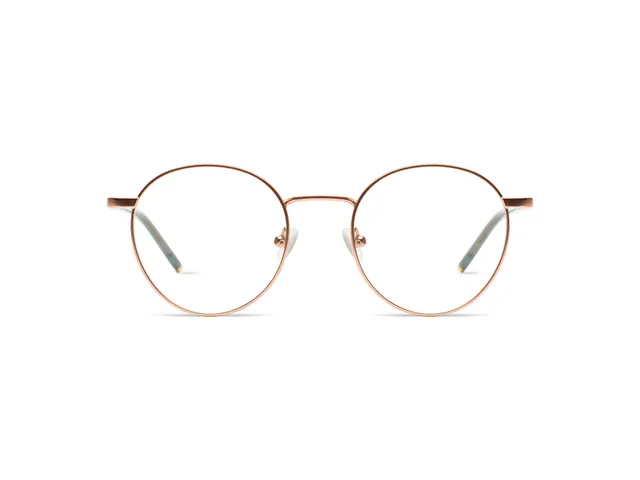 komono-pete-sonnenbrille-rose-gold-matte-panto-klassiker image 1