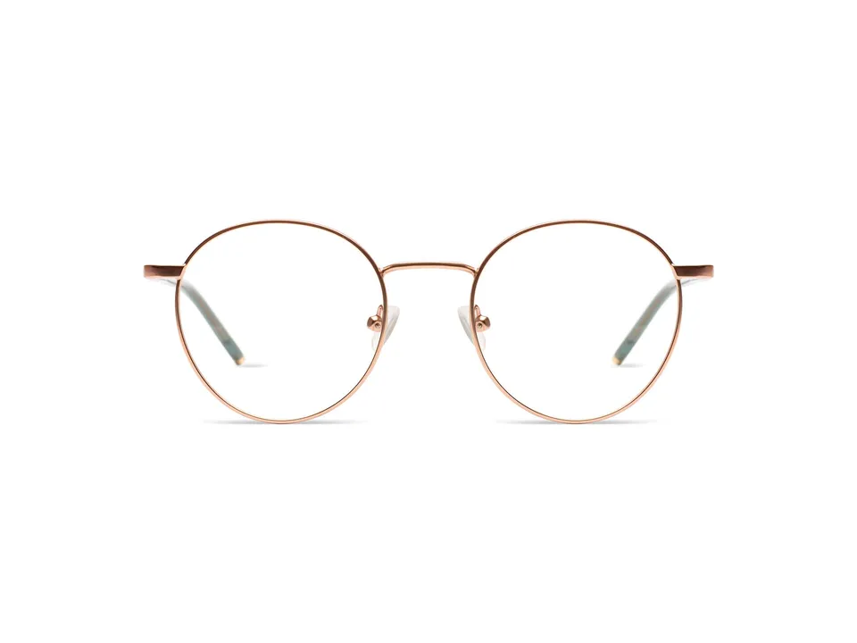 komono-pete-sonnenbrille-rose-gold-matte-panto-klassiker image 1