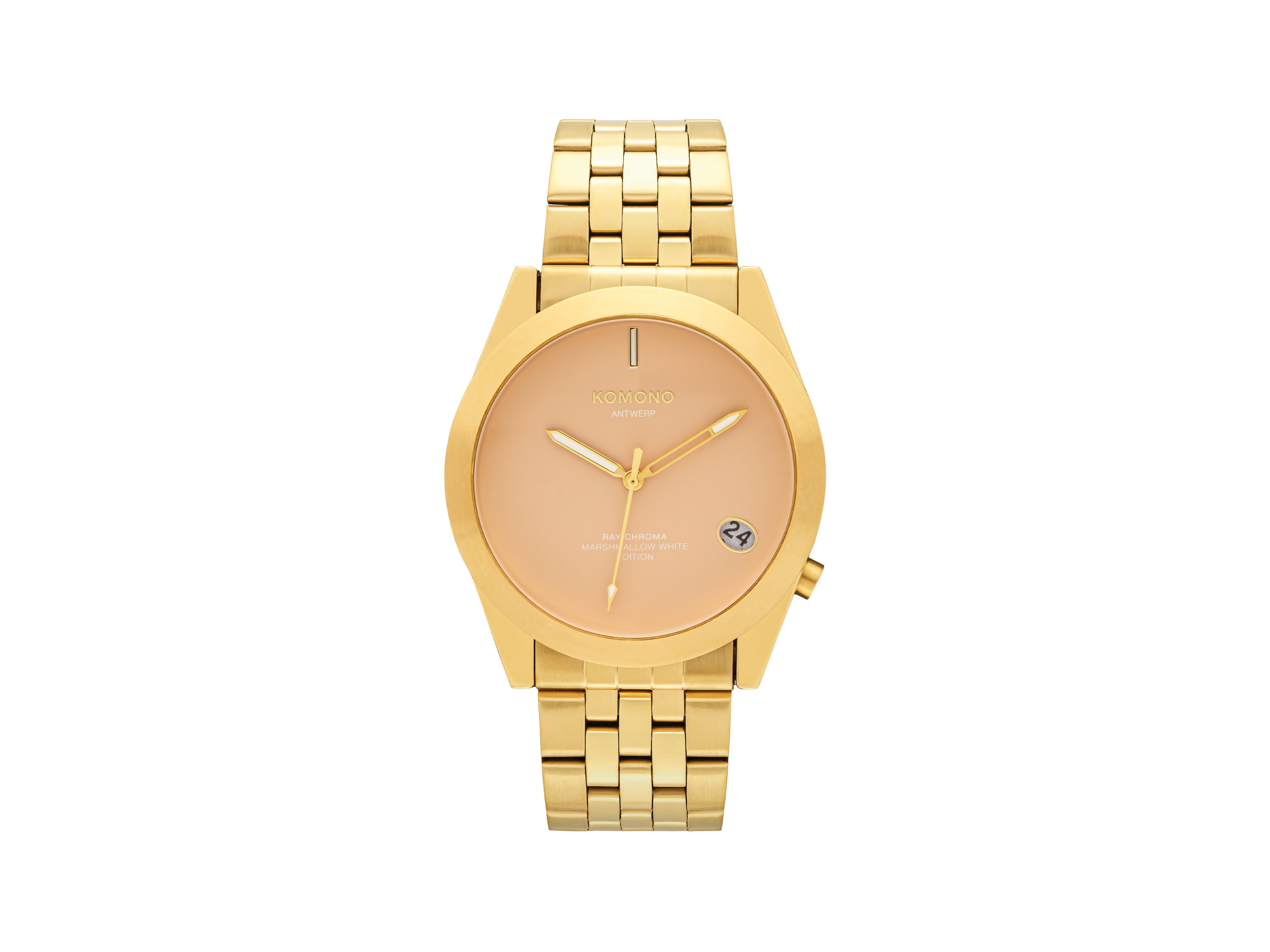 komono-ray-armbanduhr-chroma-estate-gold-marshmallow image 1