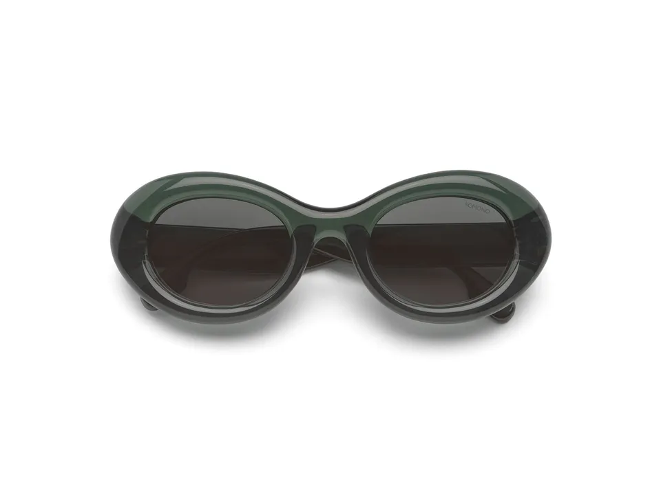 komono-molly-emerald-runde-oversize-sonnenbrille-aus-bio-nylon image 1
