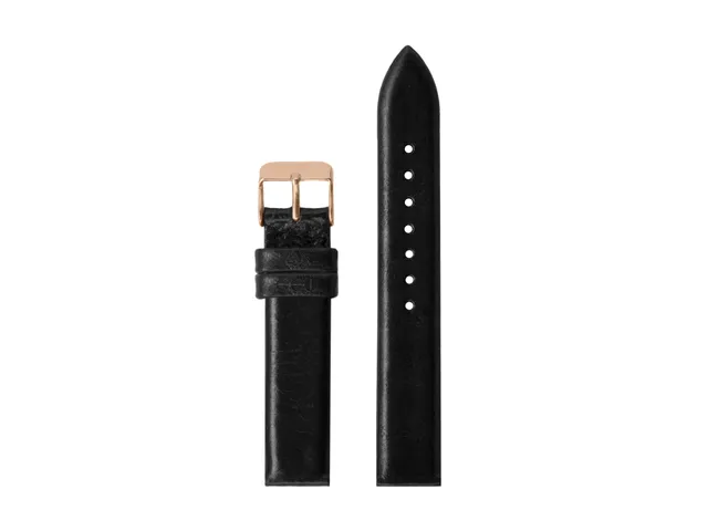 komono-uhrenarmband-strap-16-black-rose-gold-16-mm image 1
