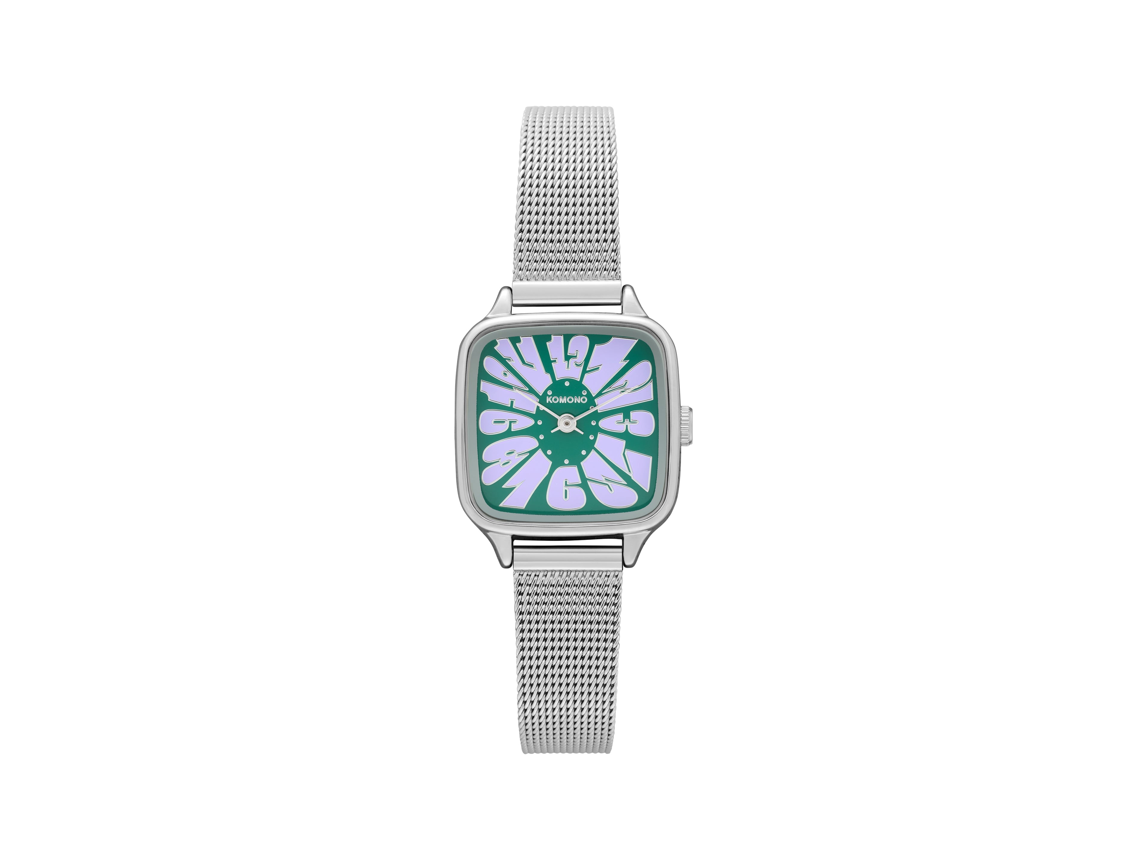 komono-kate-flower-royale-silver-lilac-armbanduhr image 1