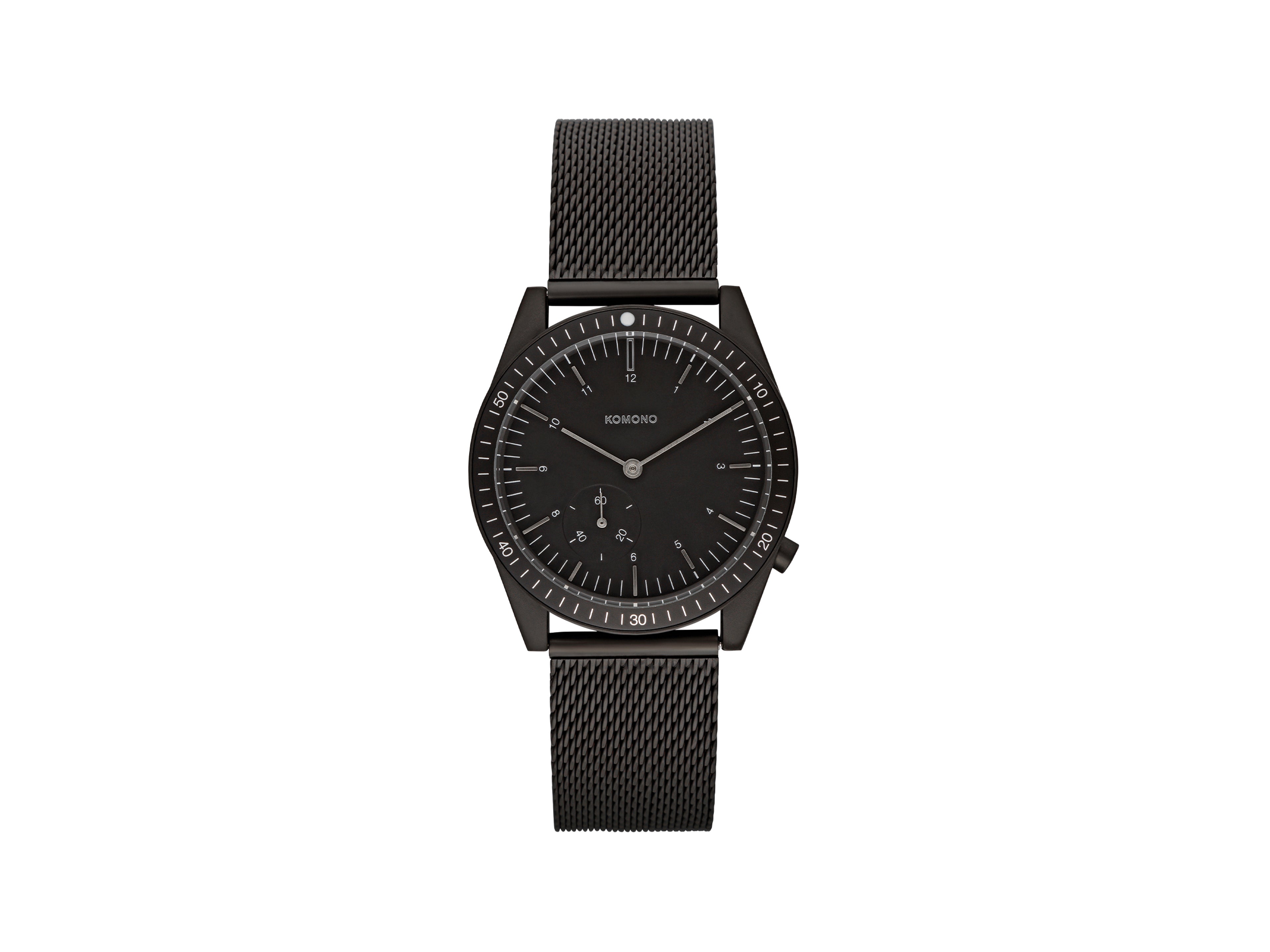 komono-ray-legacy-mesh-black-armbanduhr image 1