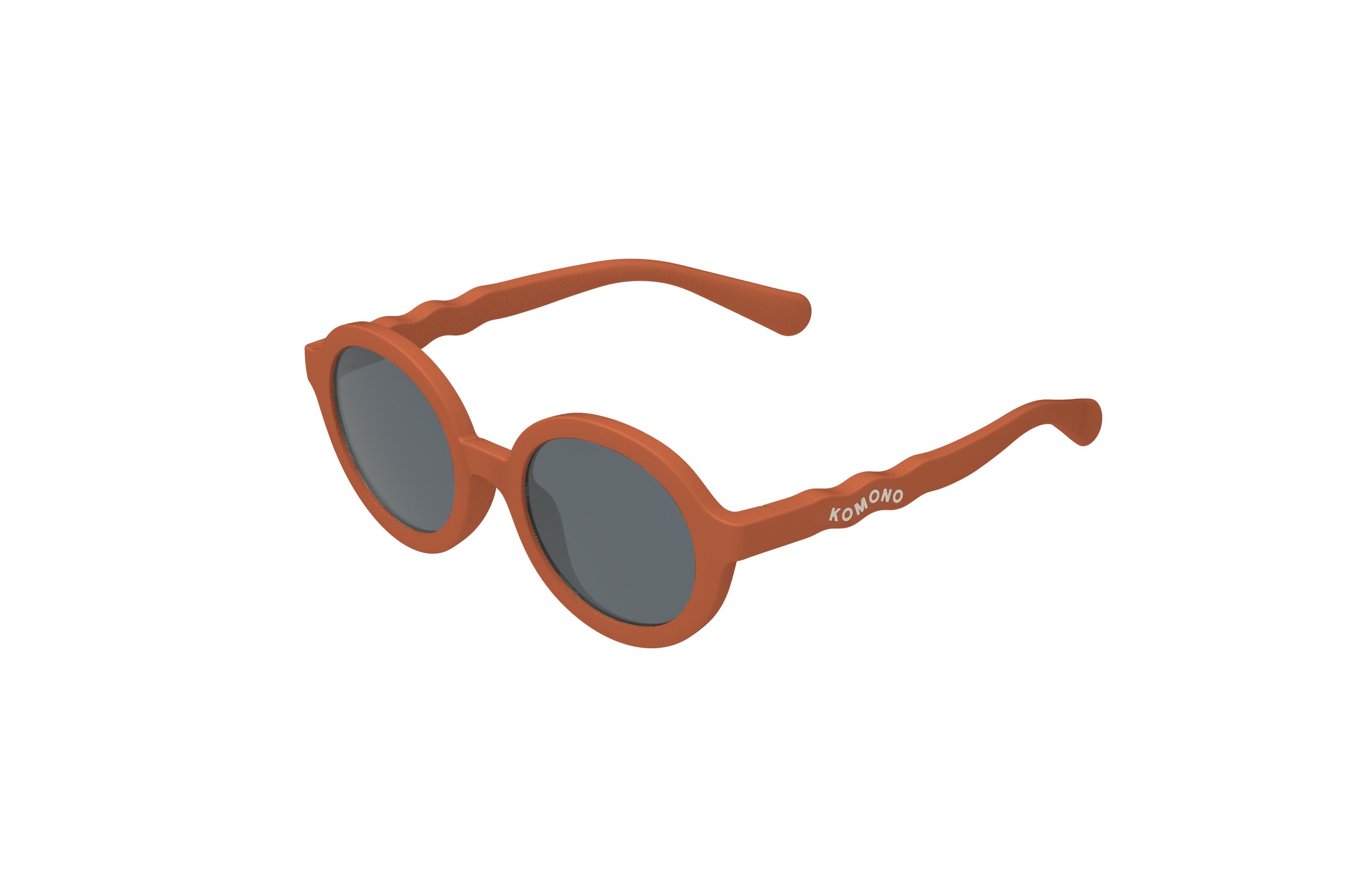 komono-lou-brick-kinder-sonnenbrille-3-5-jahre-polarisiert-transluzent-orange image 1