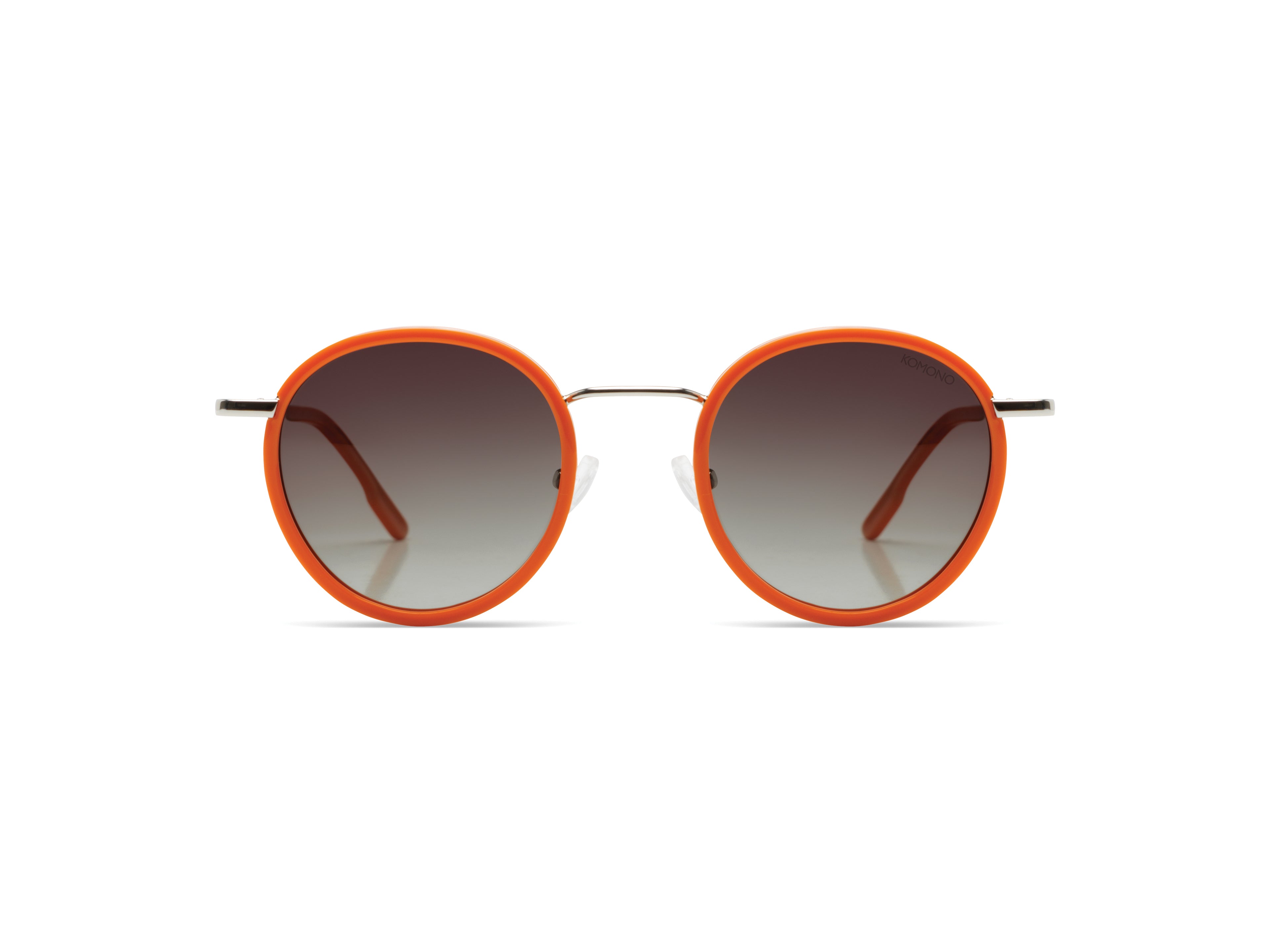 komono-pete-princeton-silver-sonnenbrille-panto-orange-polarisiert-medium image 1