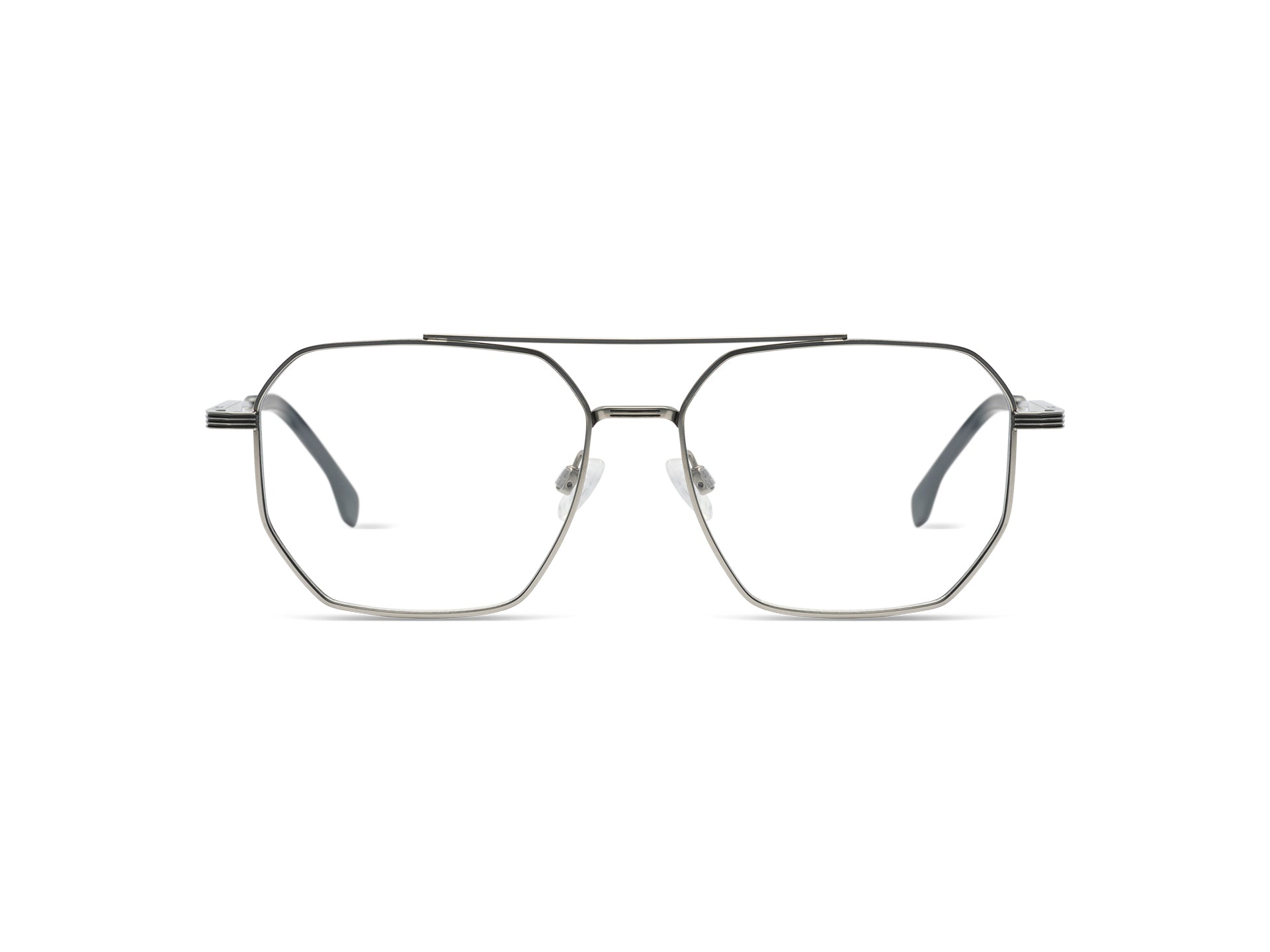 komono-hawk-silver-black-titanbrille image 1