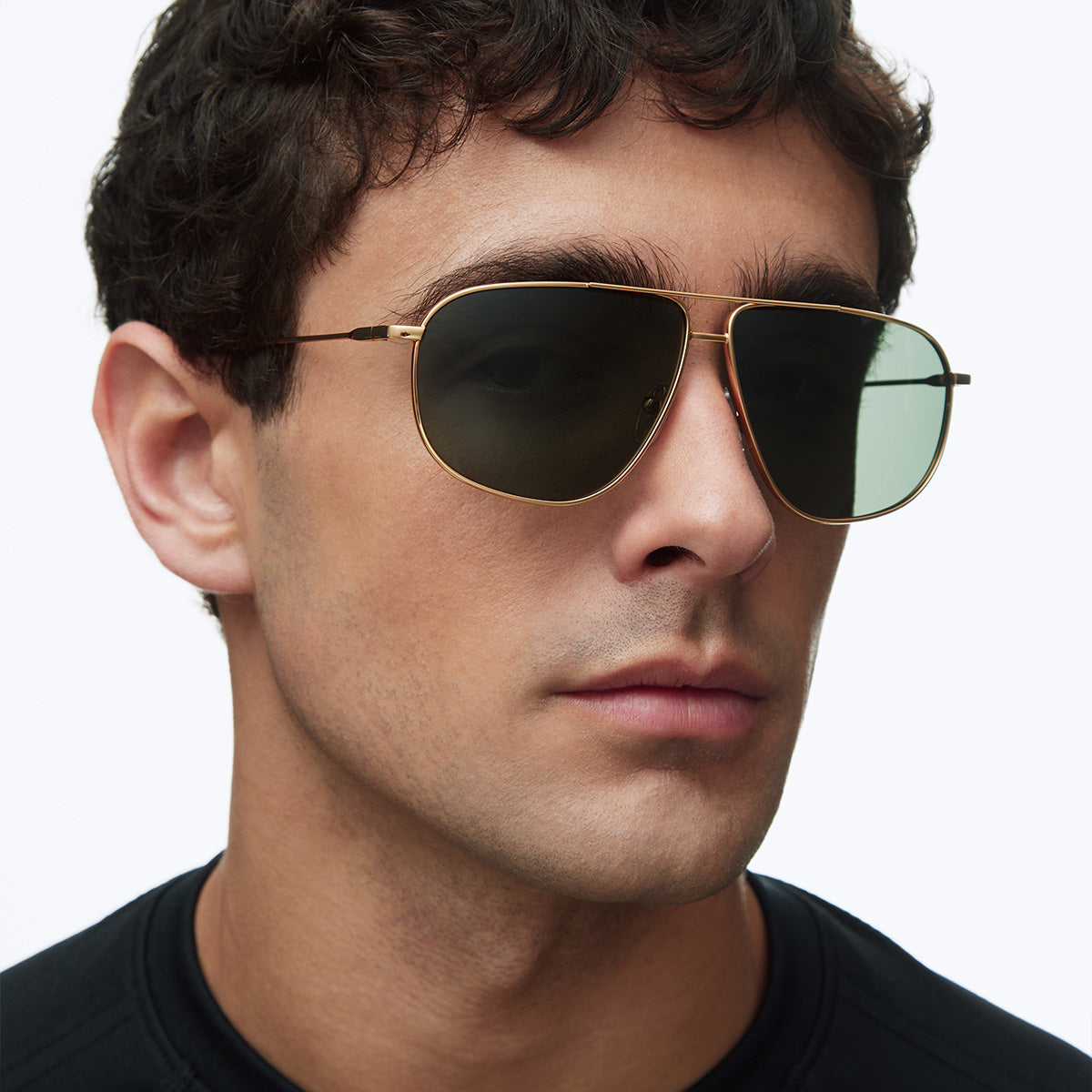meller-dina-sonnenbrille-gold-olive-oversize-aviator-mit-doppelsteg image 5