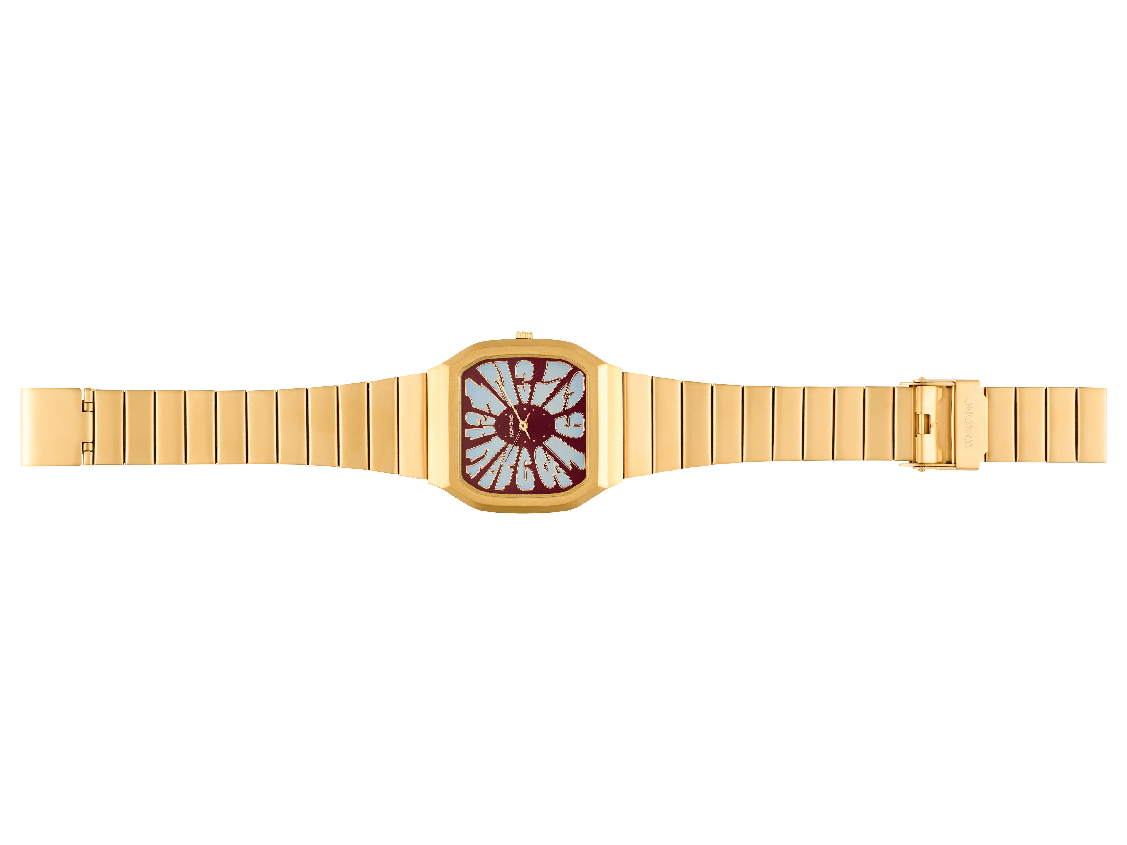 komono-max-flower-gold-maroon-blue-sonnenbrille image 2