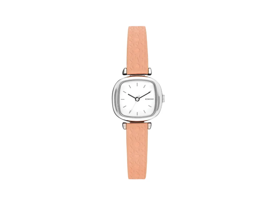 komono-moneypenny-monogram-silver-blush-uhr image 1