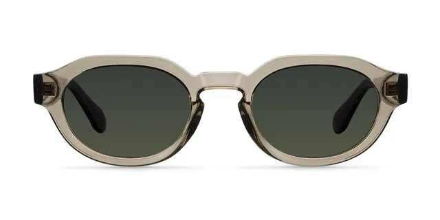 meller-tuma-greige-olive-sonnenbrille-oval-geometrisch image 1