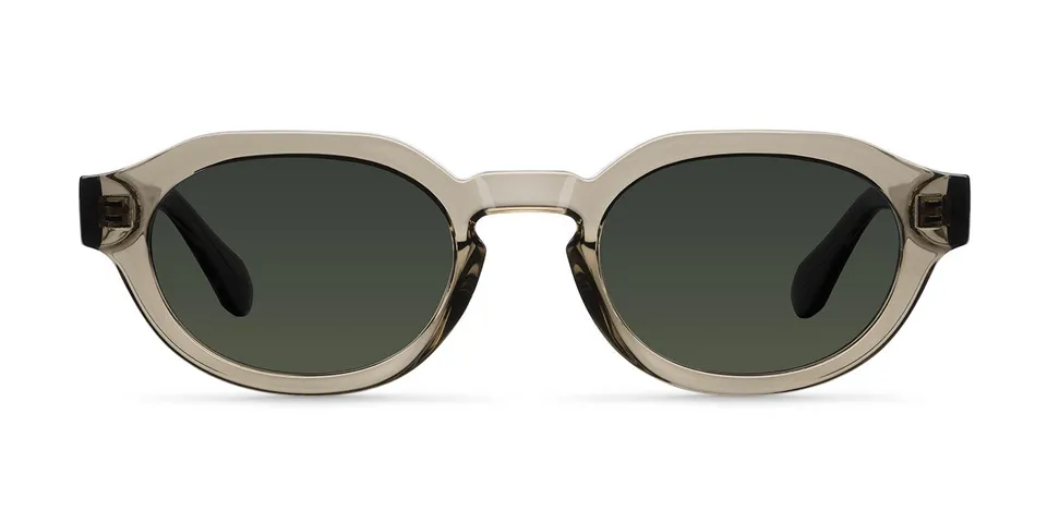 meller-tuma-greige-olive-sonnenbrille-oval-geometrisch image 1