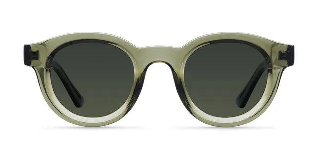 meller-siara-stone-olive-sonnenbrille-rund-modern-in-gr-n image 1